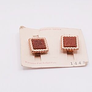 Antique NEW ON CARD Gorgeous Cuff Links